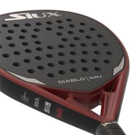 Raquette de Padel Siux Diablo Elite 4 Rouge Carbone EVA