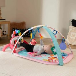 Baby Einstein Tapis de Jeu 4 en 1 pour Fille - Tapis Piano, Arche Sensorielle, Multilingue