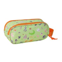 Trousse Fourre-Tout Double Safta Citron 21 x 8 x 6 cm 3D