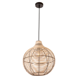 Ibb Lampe Suspendue "Ibb" SKD-P80023 avec Câble de Longueur Ajustable, Design Unique pour Intérieurs