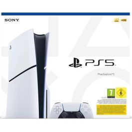 Sony PlayStation 5 Slim Disc 1 TB SSD 8K HDR Blanc