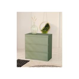 Commode EDMORE EMOK211U59 3 tiroirs Vert salvia 77,2 x 42 x 79,8 cm