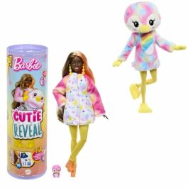 Barbie Poupée Cutie Reveal Pingouin Révélation Colorée et 10 Surprises HRK40