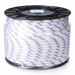 Corde EDM 87937 Driza Blanc Polyester 16 mm x 100 m Tressé