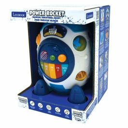 Lexibook LEX3380743106724 Fusée Projecteur d'Étoiles Connaissances Spatiales Quiz Musique Français