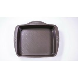 Plaque de Cuisson Antiadhésive Pyrex Marron Noir Métal Acier