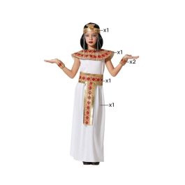 Déguisement de Pharaonne - Blanc et Doré - Pour Fille 5-6 Ans - Kit Complet avec Diadème, Robe, Collier, Bracelets et Ceinture - Polyester Precio: 21.324. SKU: B18973HXJZ