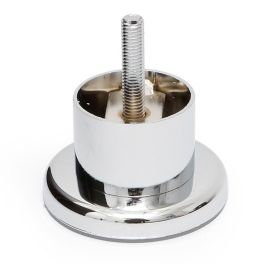 Q&Q Pied Métallique Paola M8 Chrome Hauteur 60mm