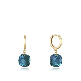Boucles d´oreilles Femme Viceroy 13102E100-52 Argent 925 Doré Vert