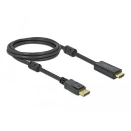 DELOCK Aktives DisplayPort 1.2 zu HDMI Kabel 4K 60Hz 2m
