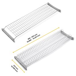 Emuca Égouttoir Suprastar pour module, 900, Acier, Chromé