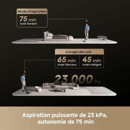 Dreame Aspiradora DREAME H15 Mix 7 en 1 - Brazo robótico con IA - Limpieza de triple filo - 23 kPa - Lavado con cepillo y agua a 100 °C AABCA09284