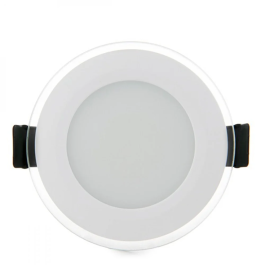 Downlight LED 6W 600Lm 4200K Circulaire Cristal Ø95mm 40.000H [GR-MB01-6W-O-W]