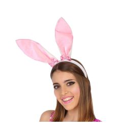 Accessoire déguisement - Diadème à oreilles de lapin blanc et rose pour adulte Precio: 10.5. SKU: B1KFCGP5BC