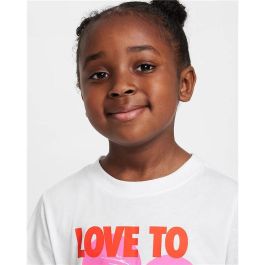 T shirt à manches courtes Enfant Nike Nkg Love To The Max Graphic Te Blanc 7-8 ans