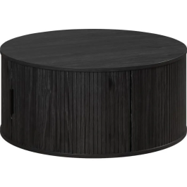 Trendteam Mesa de centro - Redonda - MDF - Negra - Essential - Diámetro 80 cm Altura 36 cm - RON234311432 Precio: 201.5000004. SKU: B16FCW4ZG7