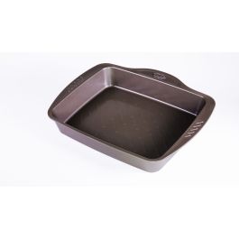 Plaque de Cuisson Antiadhésive Pyrex Marron Noir Métal Acier