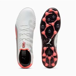 Chaussures de Football pour Adultes Puma King Ultimate Mg Blanc 41