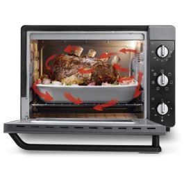 Mini-four - Chaleur tournante - Tournebroche - DELONGHI - EO40123.S - Noir - 40 L - 51,5 x 44 x 36 cm - 2000 W