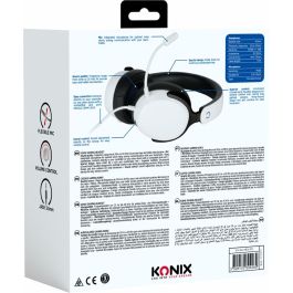 Casques avec Microphone KONIX Blanc