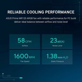 Ventillateur de cabine Asus 90DA00L3-B09020 Ø 12 cm (3 Unités)