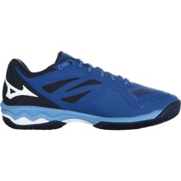 Chaussures casual homme Mizuno Wave Exceed Light Clay Court Bleu 45