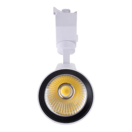 Lumiastra Foco de Carril LED LUM-ATH070030W-W-WW, 30W, 2538Lm, 2700K, Monofásico