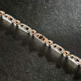 Bracelet Homme Maserati Acier inoxydable 21,5 cm Argenté