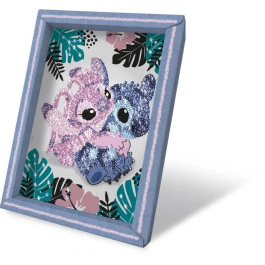 Lansay Jeu créatif Lentejuelas Stitch & Angel à partir de 7 ans LAN3181860203514
