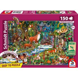 Schmidt Spiele - Puzzle Animaux des Forêts d'Europe, 150 Pièces, Dès 7 Ans Precio: 31.824. SKU: B13ZRENRC3
