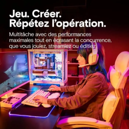 Crucial CP16G64C32U5W Mémoire DDR5 16 Go 6400 MHz CL32 UDIMM avec dissipateur thermique blanc - Gamer Pro OC - Compatible Intel Ultra et AMD Ryzen 9000