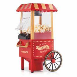 Machine à pop-corn Haeger PM-120.001A Rouge 1200 W