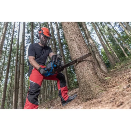 Scheppach Tronçonneuse thermique PCS56E, 56 cm3, longueur de guide 51 cm, démarrage électrique