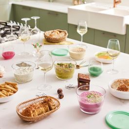 Recipiente con Tapa Vidrio Eat & Joy Luminarc 135 cL