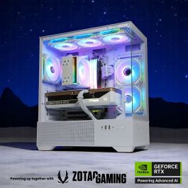 Boîtier ATX semi-tour Zalman CHRONIX WHITE Blanc