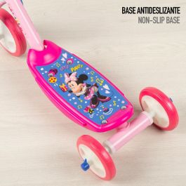 Trottinette Minnie Mouse Caoutchouc Métal Plastique Rose