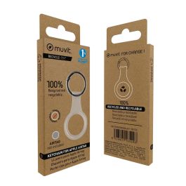 Porte-clés Muvit for Change Noir Étui AirTag