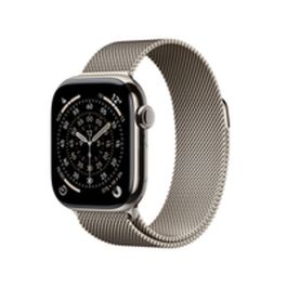 Apple Watch S11 Titan Natur Cellular 42mm Boîtier Titane Bracelet Milanais Natur Écran Retina OLED Tactile 64 Go GPS 5G