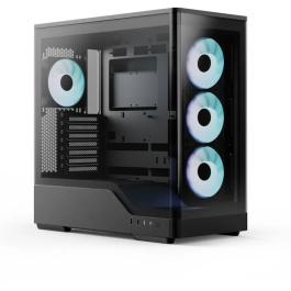Aerocool P500A - Boîtier PC moyen tour ATX sans alimentation - 4 ventilateurs 120 mm ARGB, verre trempé, USB Type-C - Noir - Réf. ACCM-PN08143.11 Precio: 120.096. SKU: B18SA63QXJ