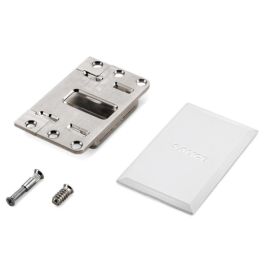 SALICE Charnière pour porte à recouvrement, finition nickel, 10-14mm