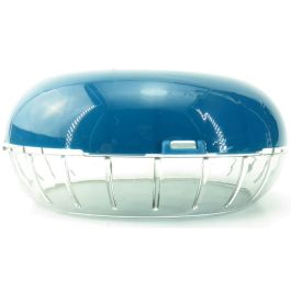 Zolux Roue d'exercice silencieuse pour petits rongeurs (hamsters, souris, gerbilles) - Bleu - Diamètre 14 cm