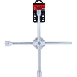 Powertrac Clé en croix renforcée en Acier de Précision avec Douilles de 17, 19 et 21 mm - Réf. 3221322113415