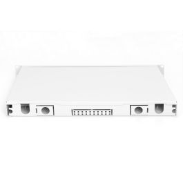 DIGITUS LWL Spleißbox 1HE bestückt 6x SC DX OM4 grau