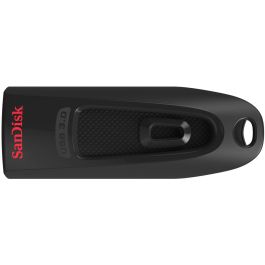 SanDisk Ultra - Clé USB Type-A, 256 Go, Noir, USB 3.2 Gen 1 (100 Mo/s) - Protection par mot de passe 128-bit AES et SanDisk SecureAccess
