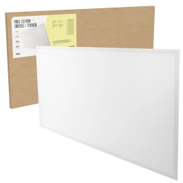 BX3 LIGHT Panel LED 100W 1200x600mm, 6000K, Empotrable ou Surface, Remplace Fluorescent, BX3-PBD-60120-CW