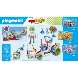 Playmobil 71633 Investigador y Kart Funstars, 40 pièces, à partir de 4 ans