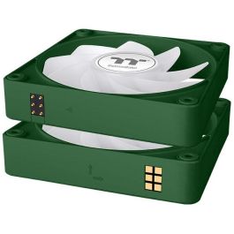 120mm Thermaltake CT120 EX Reverse ARGB Sync PC Cooling Fan Racing Green 3 Pack