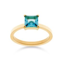 Bague Femme LIU JO LJ2437M12 12 Doré Bleu