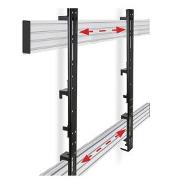 Support de table d'écran B-Tech BT8390-VESA800F/B V2 42"