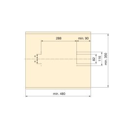 Emuca Porte-pantalons extractible, 11 tiges, guides d'extraction totale, Acier, Chromé